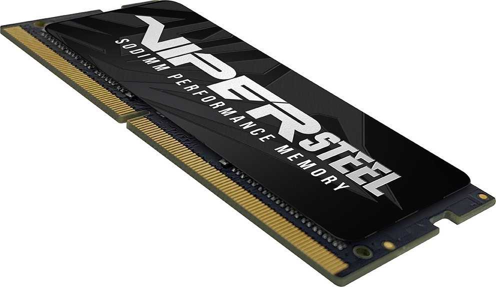 Nešiojamo kompiuterio atmintis Patriot Viper Steel 16GB [1x16GB 3200MHz DDR4 CL18 SODIMM] operatyvioji atmintis