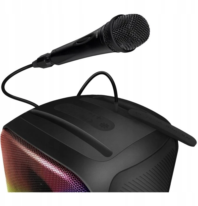 Garsiakalbis SVEN PS-555, juodas, galia 65 W (RMS), TWS, Bluetooth, USB, Micro SD, RC, ličio baterija