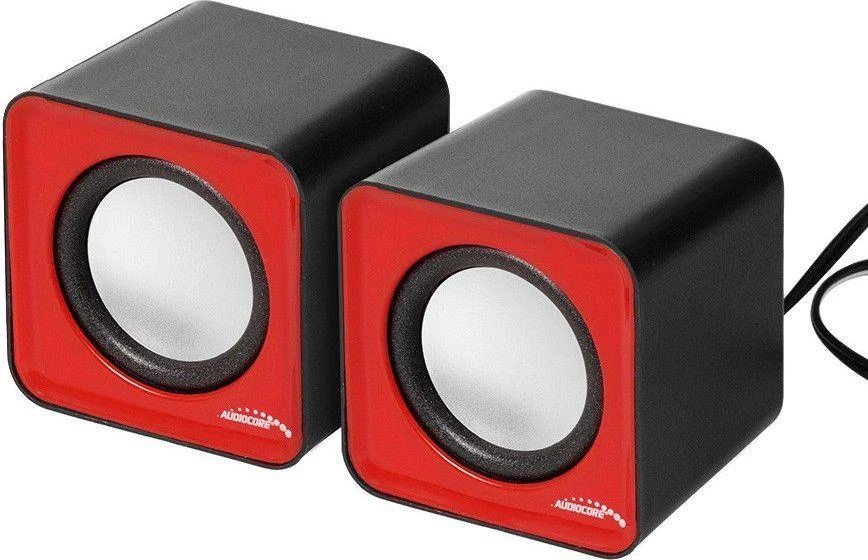Kompiuterio kolonėlės Kompiuteriniai garsiakalbiai Audiocore AC870R, raudona