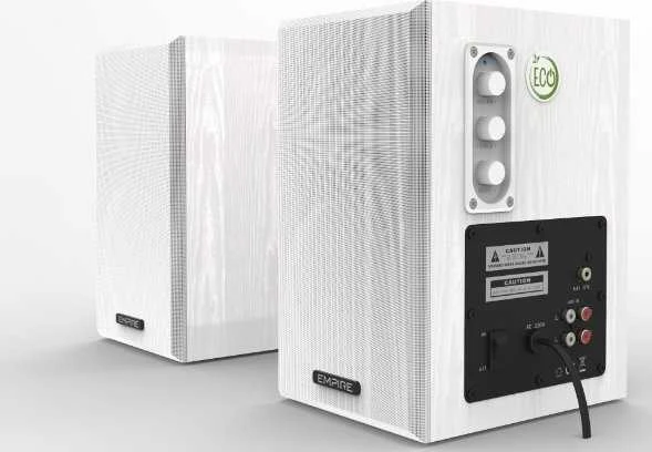 Kompiuterio kolonėlės „Column Avtek ML“ aktyvios kolonėlės, ECO* 100 Plus, baltos