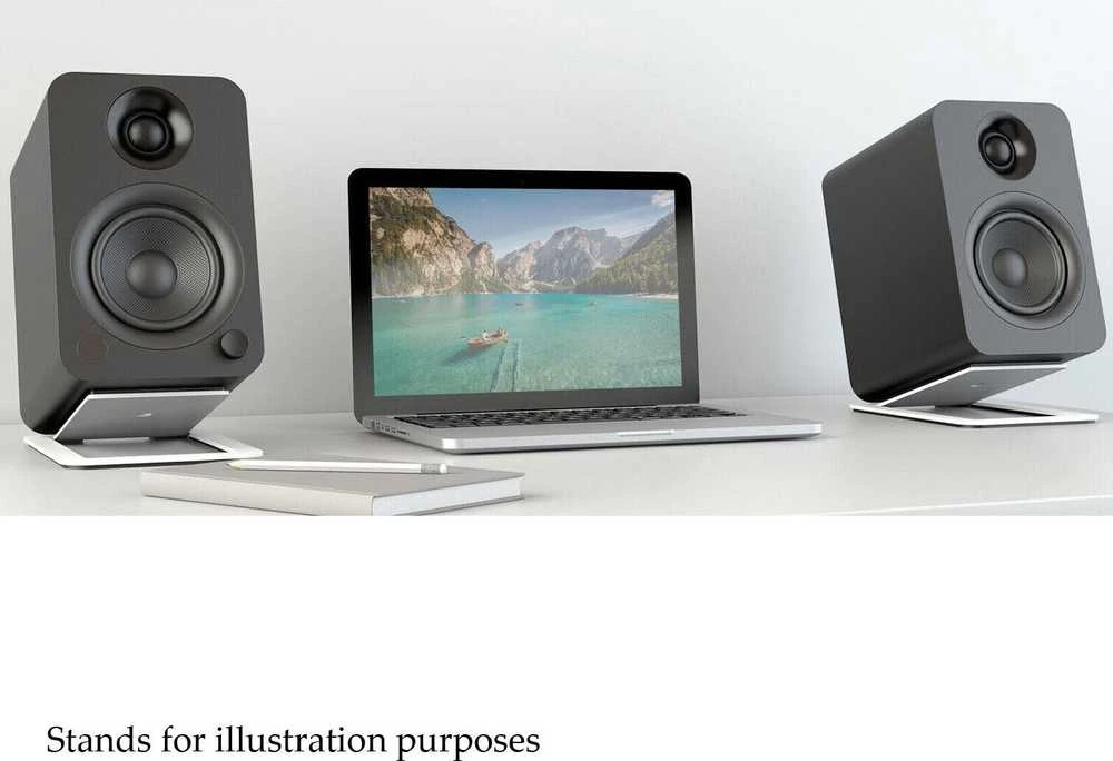 Kompiuterio kolonėlės KANTO AUDIO GARSAKALBĖS SU „BLUETOOTH®“ IR RCA ĮVESTIMI - Juodas VINILAS (ĮSKAITANT C IR G TIPO MAITINIMO LAIDUS)