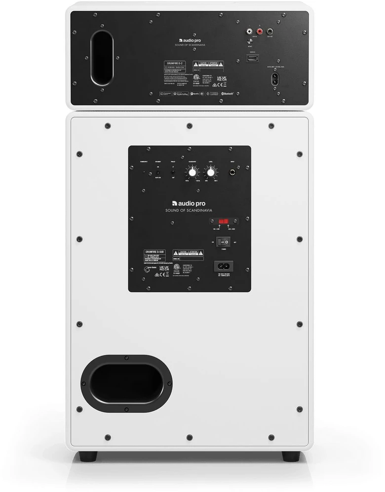 Audio Pro Drumfire II Bluetooth multiroom kolonėlė, Šilko baltumo