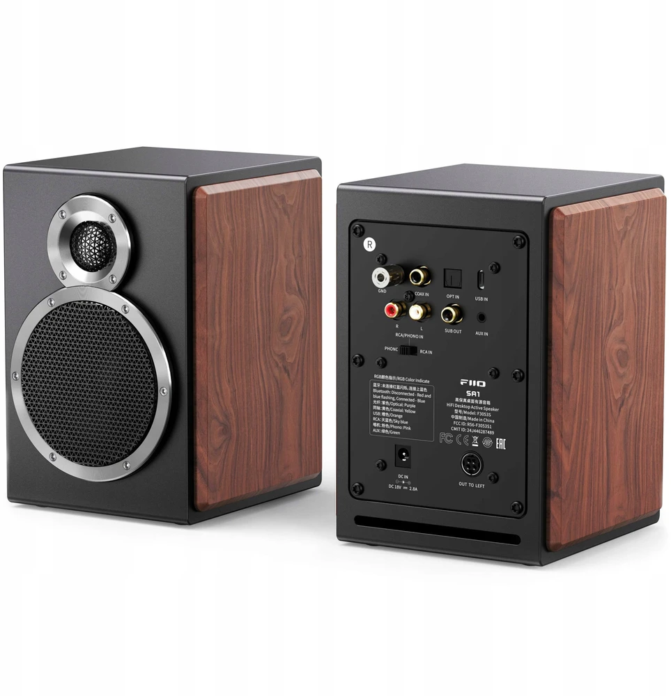 Kompiuterio kolonėlės FiiO SA1 garsiakalbis - juodas - Aktyvios Hi-Fi kolonėlės