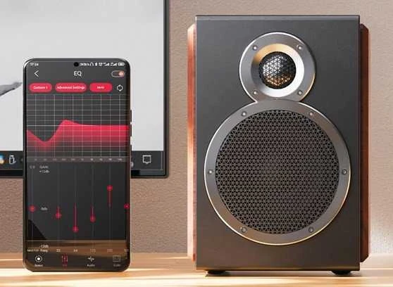 Kompiuterio kolonėlės FiiO SA1 garsiakalbis - juodas - Aktyvios Hi-Fi kolonėlės