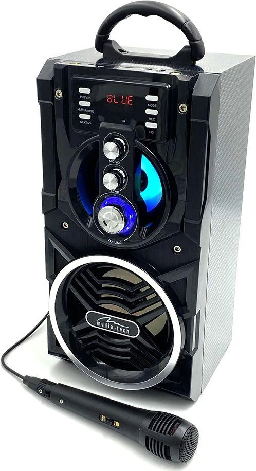 Media-Tech MT3150 Nešiojama Bluetooth garsiakalbio sistema MediaTech Partybox BT su karaoke funkcija