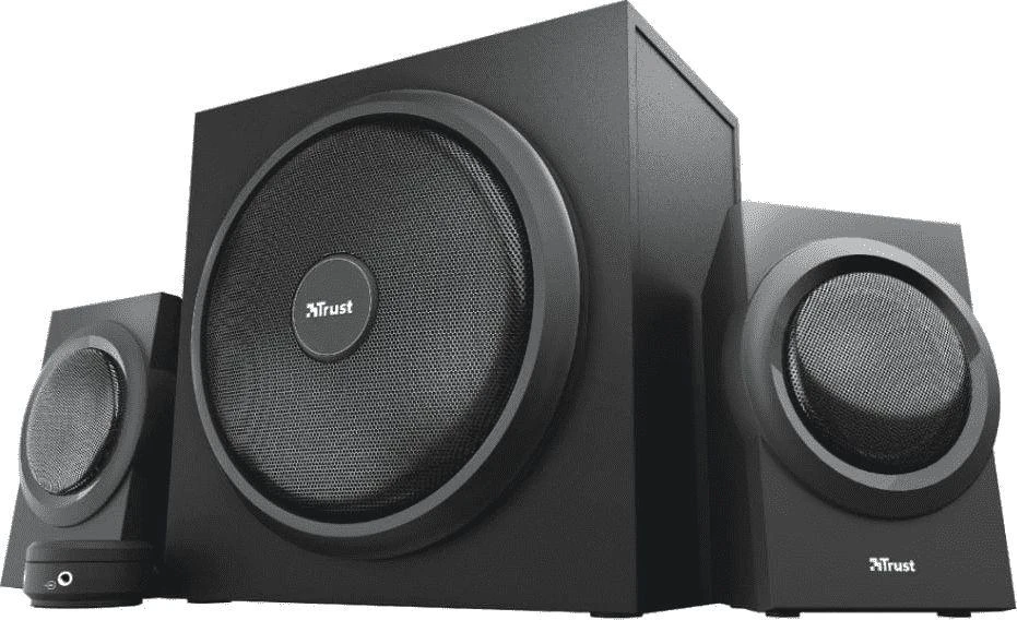 Kompiuterio kolonėlės Trust Yuri garsiakalbių komplektas 60 W Universal Juodas 2.1 kanalai 1 krypties 15 W