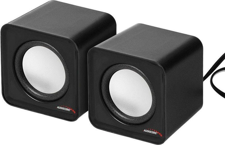 Kompiuterio kolonėlės Garsiakalbiai - Audiocore AC870 B 2 Krypčių 3 W, Juoda/Pilka