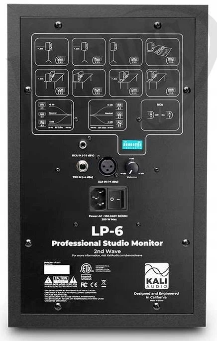 Kompiuterio kolonėlės Kali Audio LP-6 V2-EU Monitorius