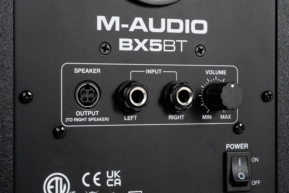 Kompiuterio kolonėlės M-AUDIO BX5 Pair BT - „Bluetooth“ monitorių pora