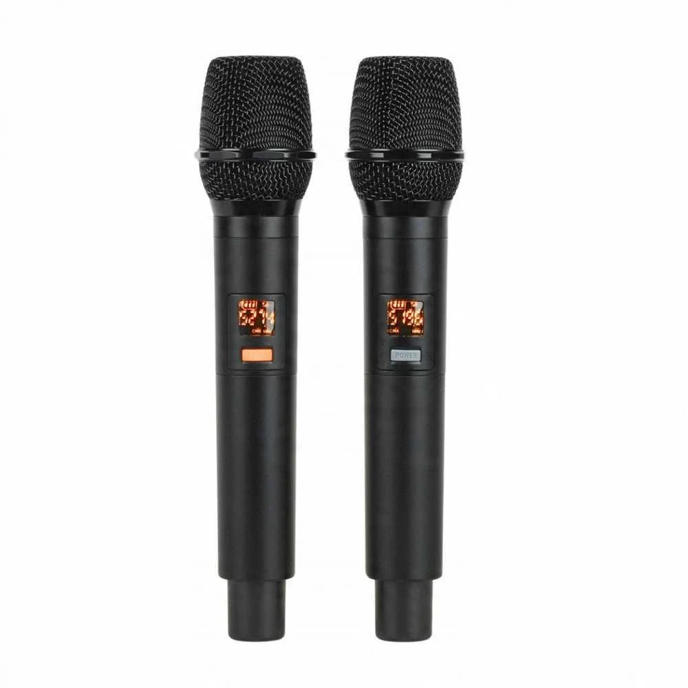 Kompiuterio kolonėlės V-TONE BQ12 GO MP3 - aktyvi 8 colių baterijomis maitinama kolonėlė su belaidžiu mikrofonu ir nuotolinio valdymo pultu, juodas