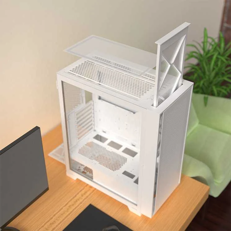 „Montech Air 1000 Lite“ korpusas Baltas