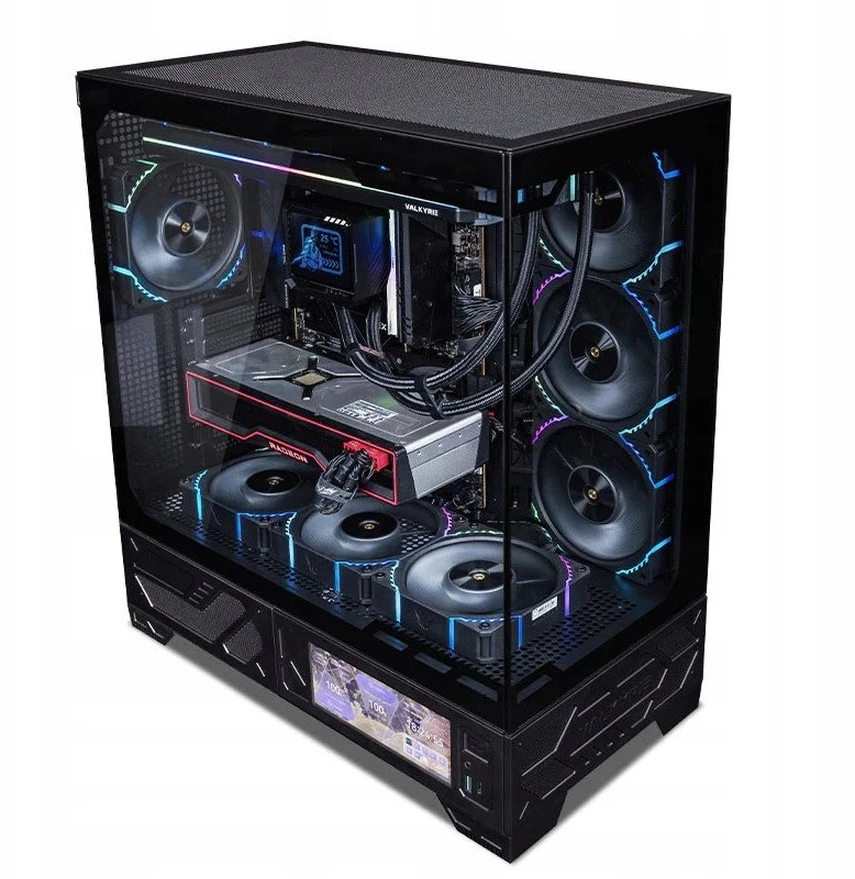 Obudowa Valkyrie VK03 LCD Juodas (VK-CASE03LCD)