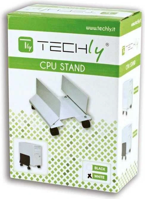 Techly ICA-CS 34 multimedijos įrenginio vežimėlis / stovas Multimedijos vežimėlis Juoda PC