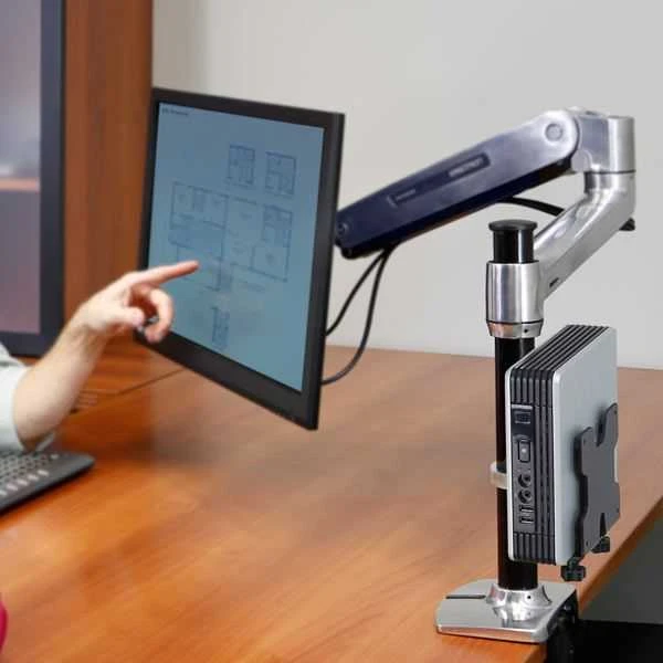 Ergotron Thin Client Mount – montavimo rinkinys (laikiklis, tvirtinimo detalės, dirželis)