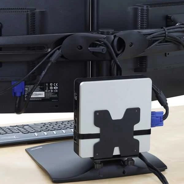 Ergotron Thin Client Mount – montavimo rinkinys (laikiklis, tvirtinimo detalės, dirželis)