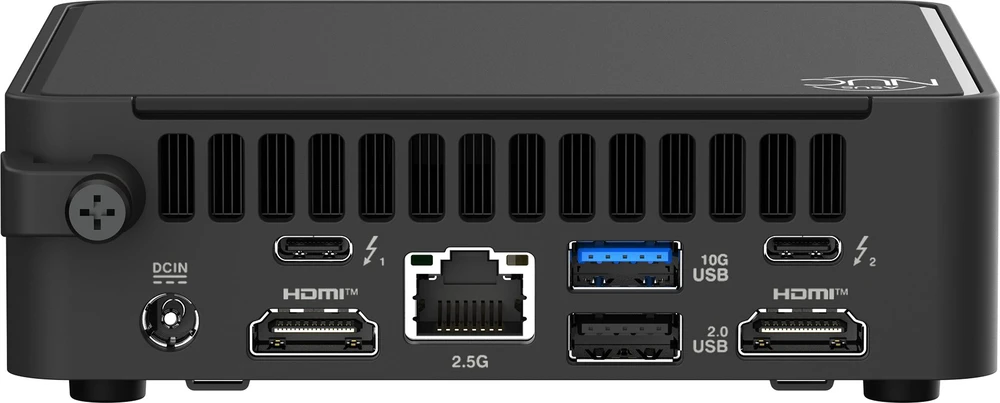 ASUS NUC RNUC15CRKU5063C2, Intel Core Ultra 5, 225H, 16 GB, 512 GB, Windows 11 Pro, 64 bitų