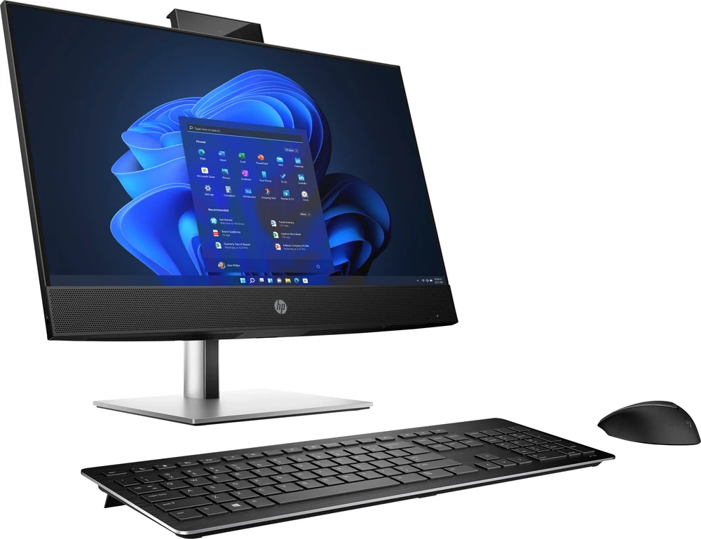 Stacionarus kompiuteris Komputer HP ProOne 440 G9 All-in-One i3-14100T 16GB 512GB 23.8'' Windows 11 Pro Juodas (C61RKET)