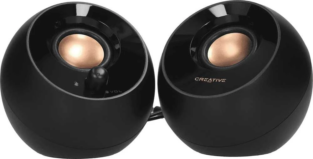 Kompiuterio kolonėlės Speaker Set computer Creative Pebble 2.0 51MF1680AA000 (2.0, juodos spalvos)