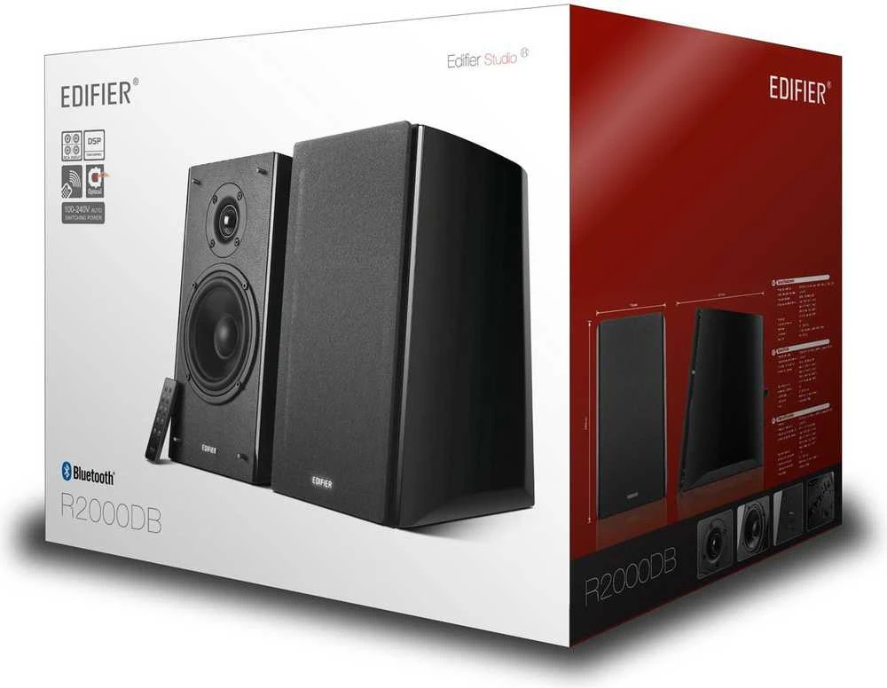 Kolonėlės Edifier R2000DB, 120 W, Juodos spalvos