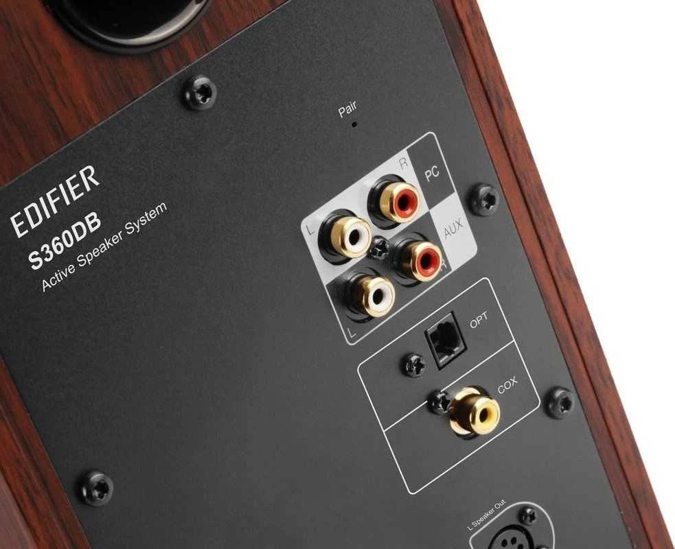 Kolonėlės Edifier S360DB 2.1, Rudos spalvos