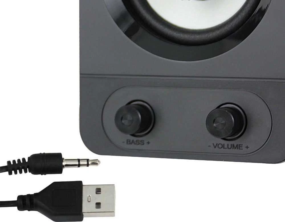 Kompiuterio kolonėlės EGS107 Esperanza garsiakalbiai 2.1 usb led vaivorykštinis sopranas