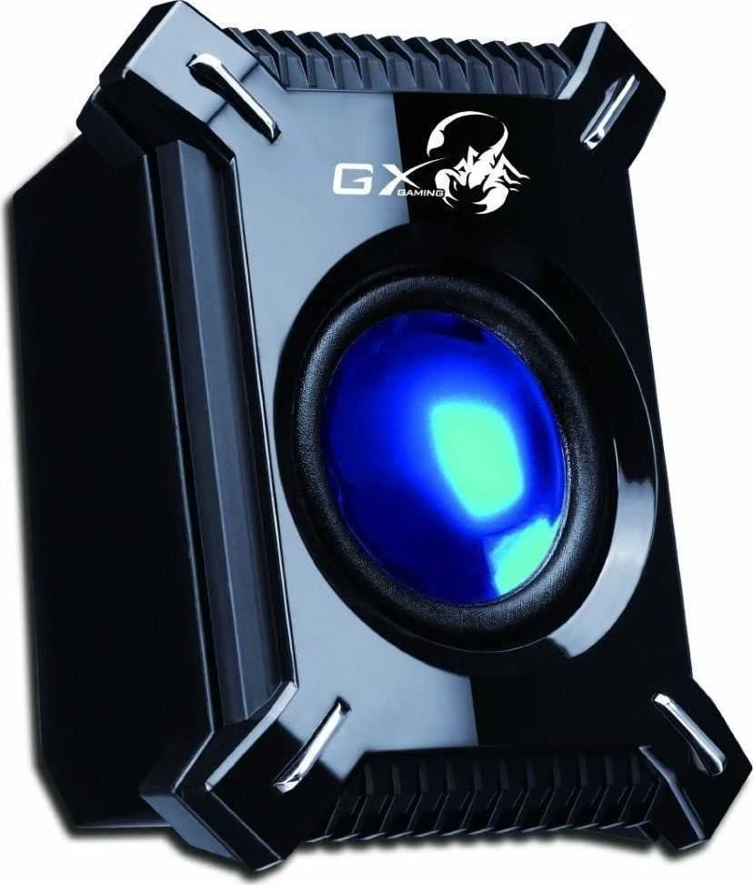 Kompiuterio kolonėlės Genius głośniki GX GAMING SW-G2.1 2000, 2.1, 45W, juoda, garsumo valdymas, 3,5 mm jack (USB)