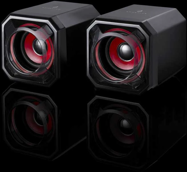 Kompiuterio kolonėlės Raudonos SureFire Gator Eye Gaming 2.0 garsiakalbiai