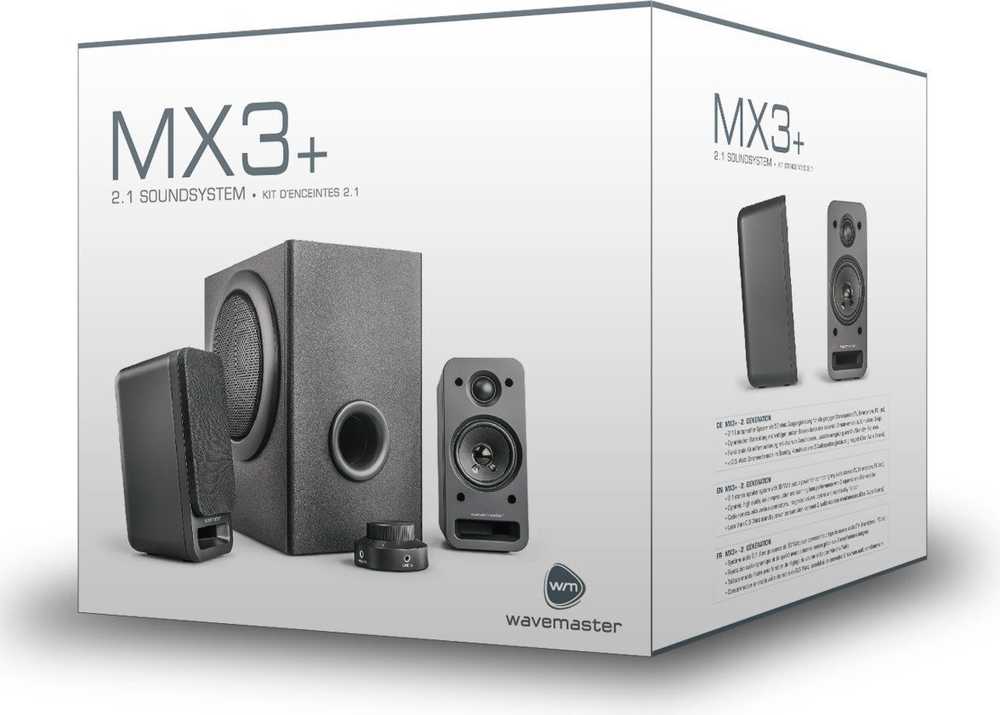 Wavemaster MX3+ 2.1 kolonėlių rinkinys
