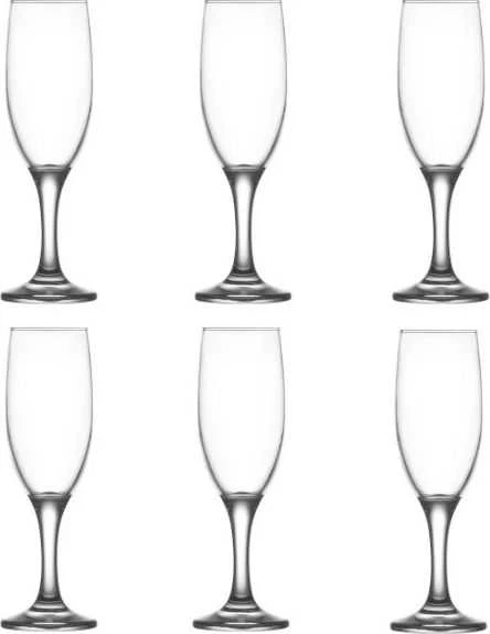 Šampano taurės LAV SIMPLE LV-MIS535F, 190 ml, 6 vnt.