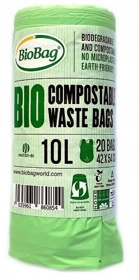BioBag 10L kompostuojami šiukšlių maišai