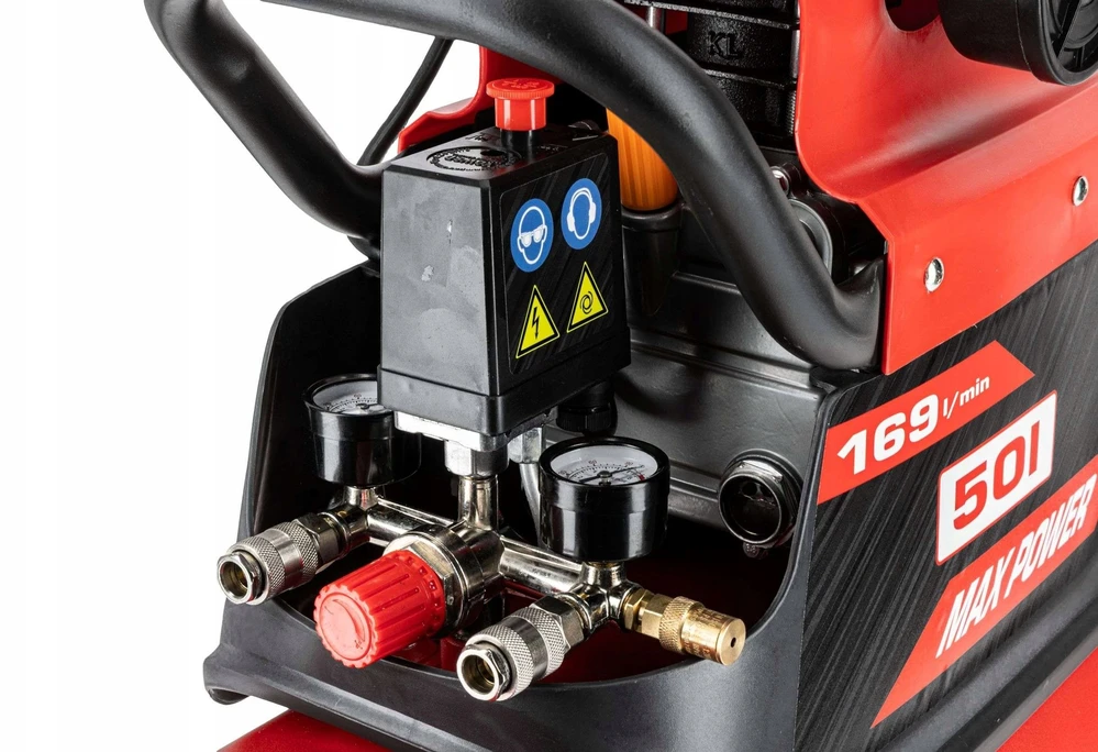 Tepalo kompresorius 50l, 1500w/2hp, 8bar, 169l/min proline