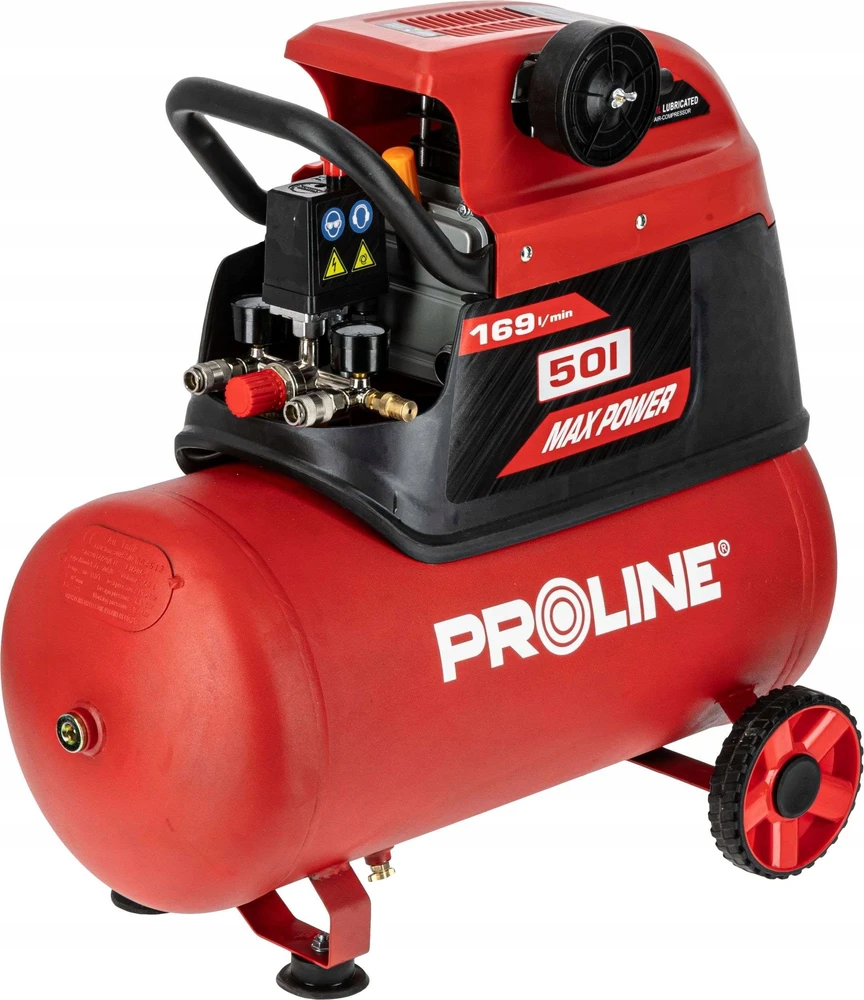 Tepalo kompresorius 50l, 1500w/2hp, 8bar, 169l/min proline