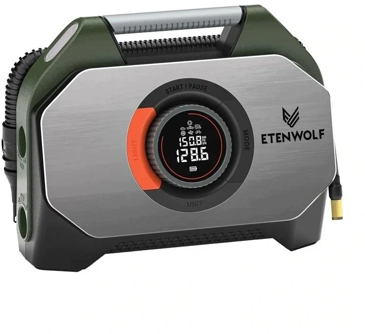 Etenwolf S7 automobilinis oro kompresorius, 11,03 bar, 38 400 mAh