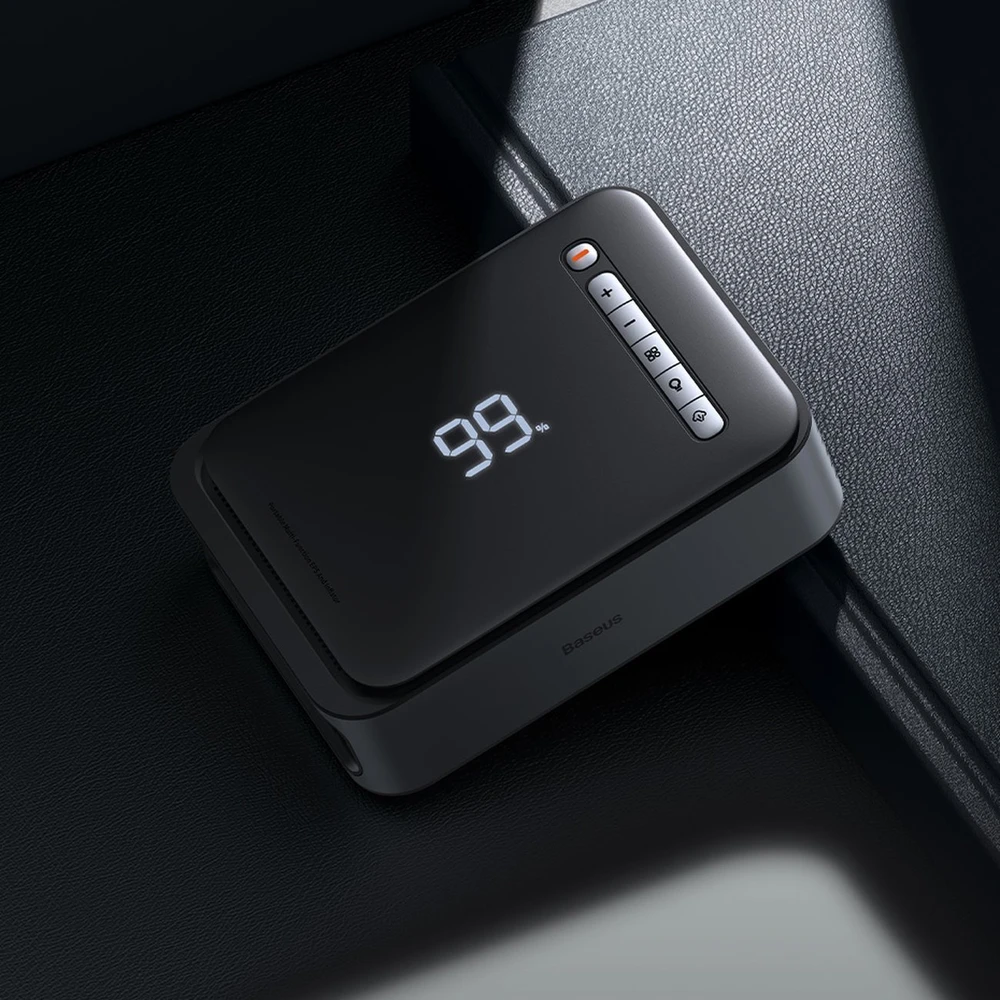 Išorinis akumuliatorius/starteris + kompresorius 2in1 Baseus Super Energy automobilinis Jump Starter, 8000mAh, 1000A USB - juodas