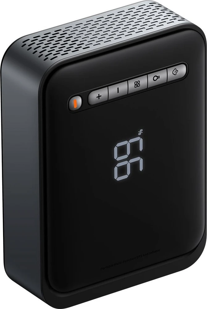 Išorinis akumuliatorius/starteris + kompresorius 2in1 Baseus Super Energy automobilinis Jump Starter, 8000mAh, 1000A USB - juodas