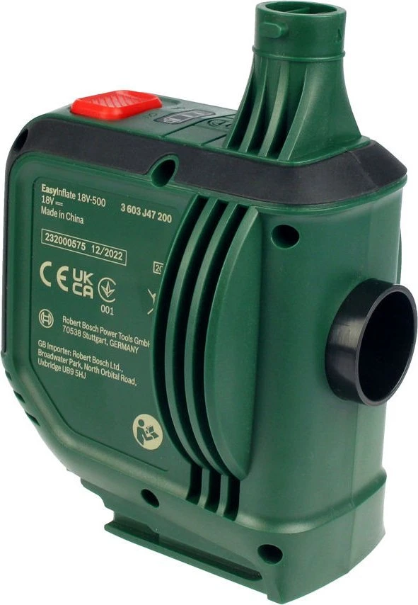 Tik Bosch EasyInflate 18V-500 Akumulatorinis auksinis siurblys