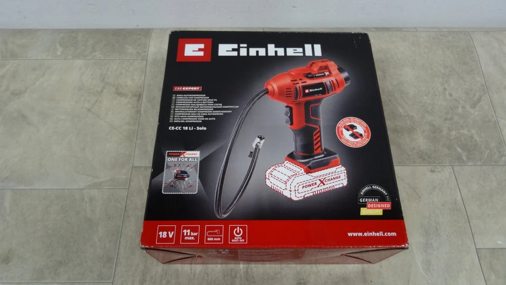 Akumuliatorinė oro pompa Einhell CE-CC 18 Li-Solo; 18 V (be akumuliatoriaus ir pakrovėjo)