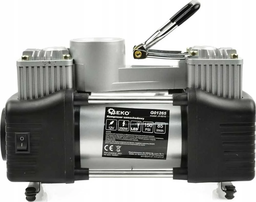 kompresorius automobilinis Geko G01265 12 V 250 W