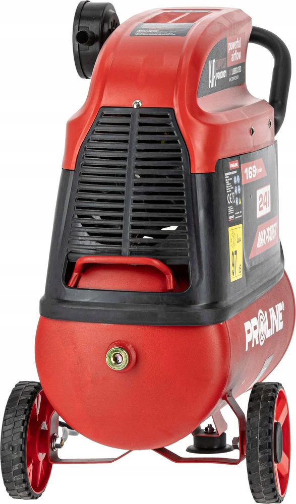 Tepalo kompresorius 24l, 1500w/2hp, 8bar, 169l/min proline