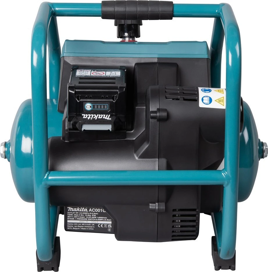 Makita AC001GZ Akumuliatorinis XGT® oro kompresorius 40V 34 L/MIN BL-M, be alyvos, Be akumuliatorių ir kroviklio!