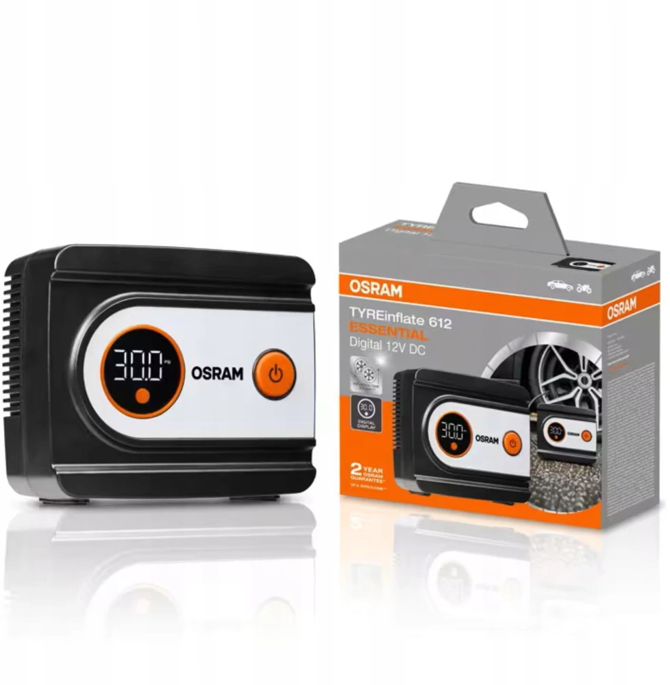 Osram TyreInflate 612, Compact car compressor, 12V