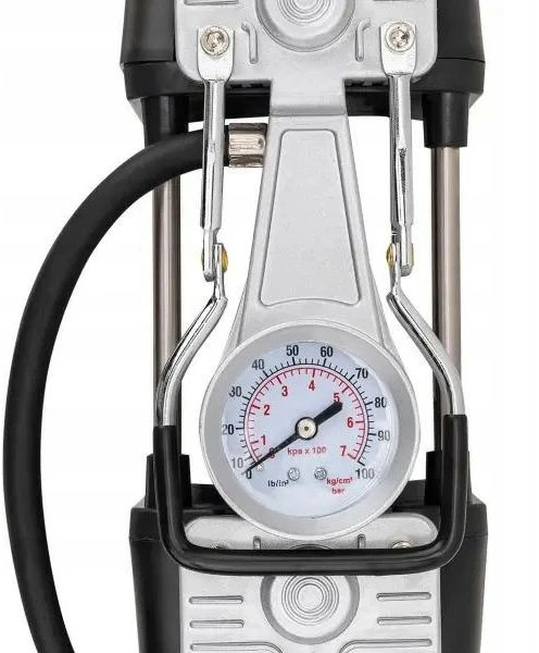 kompresorius automobilinis Rockforce kompresorius automobilinis, kompresorius dwutłokowy (65l/min, 3 antgaliai, LED) 12V su lagaminu