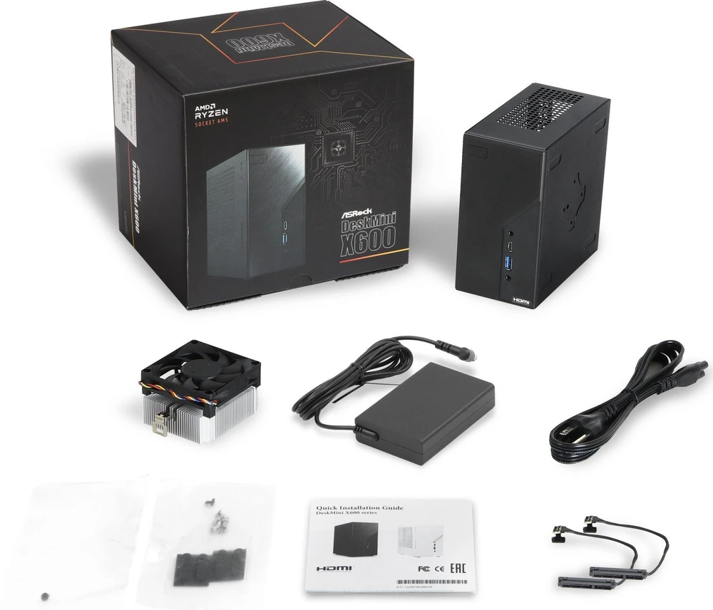 ASROCK X600/USB4/B/BB/BOX DESKMINI plokštė