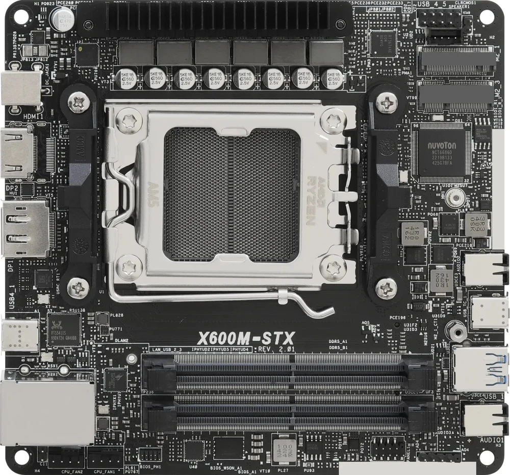 ASROCK X600/USB4/B/BB/BOX DESKMINI plokštė