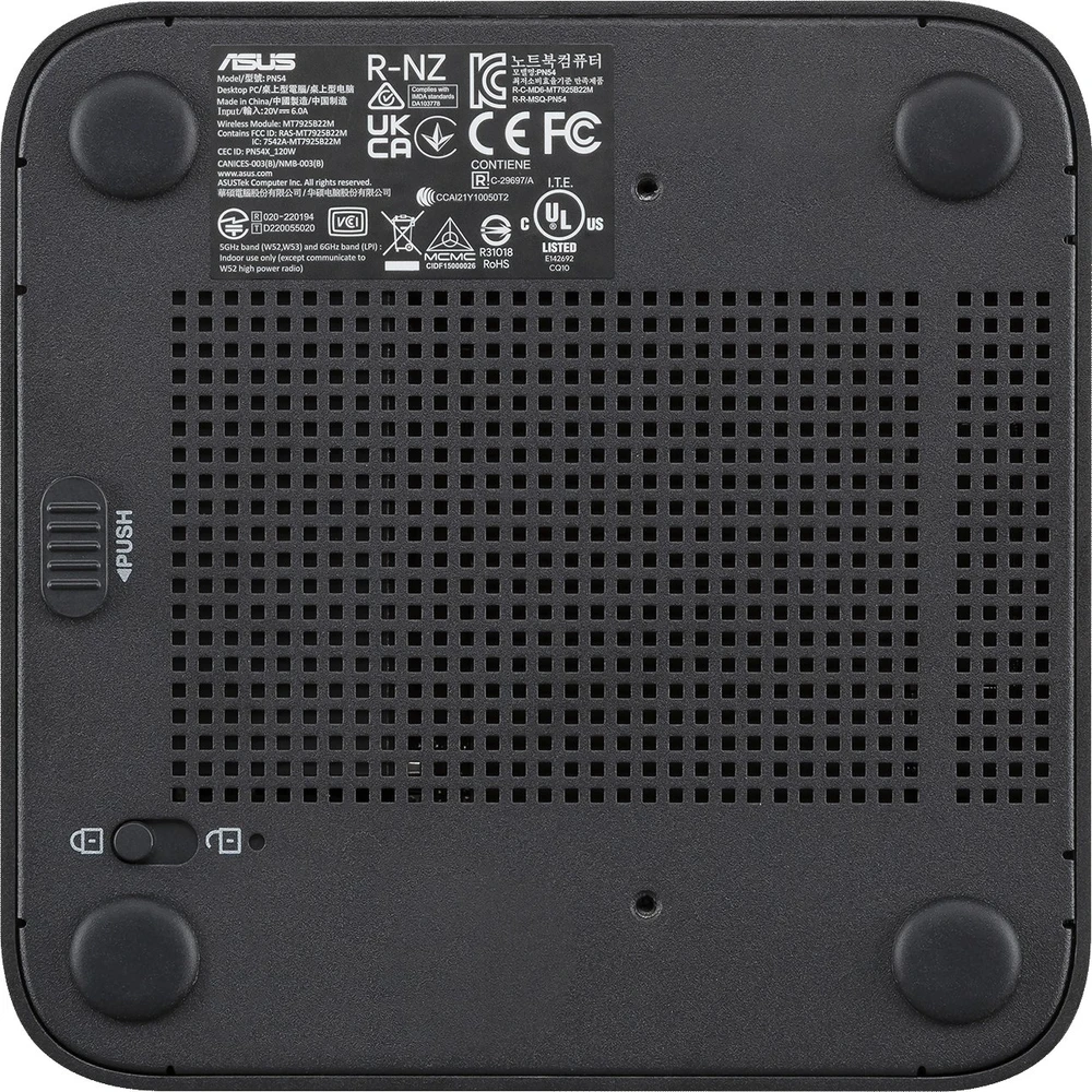 Komputer Asus ASUS ExpertCenter PN55-S50010NL Copilot+ PC AMD Ryzen AI 5 430 16 GB DDR5-SDRAM 512 GB SSD Windows 11 Pro Mini PC Juodas