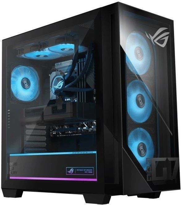 ASUS G700TF-07265F421W Ultra 7 265F 32GB DDR5 SSD 1TB GeForce RTX 5070 PRIME 12GB Wi-Fi 6 Bluetooth 5.4 2.5GB LAN 850W Windows 11 Juodas 2-year on-site warranty