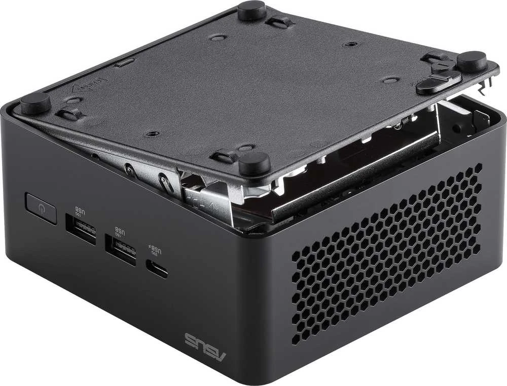 ASUS NUC 14pro/RNUC14RVHI300002I/Intel Core 3 100U/Intel Graphics/4xUSB/M.2 22x80 NVMe; 22x42 NVMe / 2,5 colio SATA lizdas / 2,5 Gbe LAN / 2xHDMI / 2x Thunderbolt 4 (USB-C+DP) / be saugyklos / be RAM / AX211.D2WG.NV / be OS / EU Cord / Tall Kit ( L6) /EAN:4711387491409