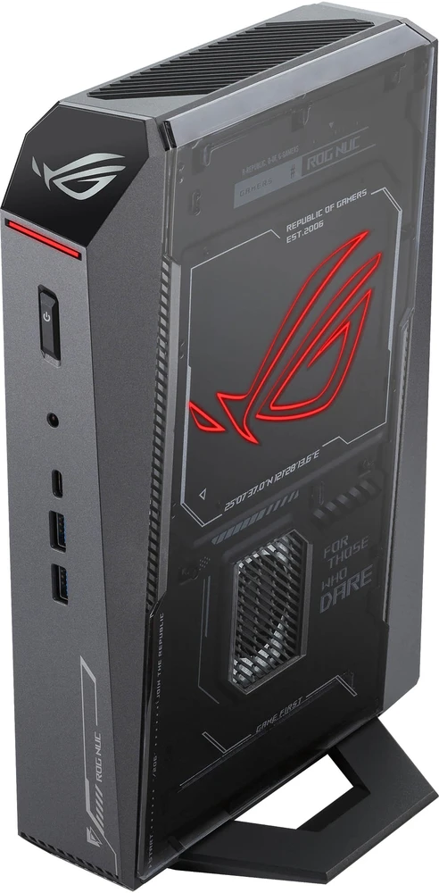 ASUS ROG NUC RNUC15JNK9X28AA2 Intel Core Ultra 9 275HX 32 GB DDR5-SDRAM 2 TB SSD NVIDIA GeForce RTX 5080 Windows 11 Home USFF Mini kompiuteris Juodas