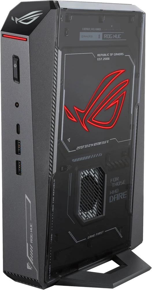 ASUS ROG NUC RNUC15JNK9X28AA2 Intel Core Ultra 9 275HX 32 GB DDR5-SDRAM 2 TB SSD NVIDIA GeForce RTX 5080 Windows 11 Home USFF Mini kompiuteris Juodas