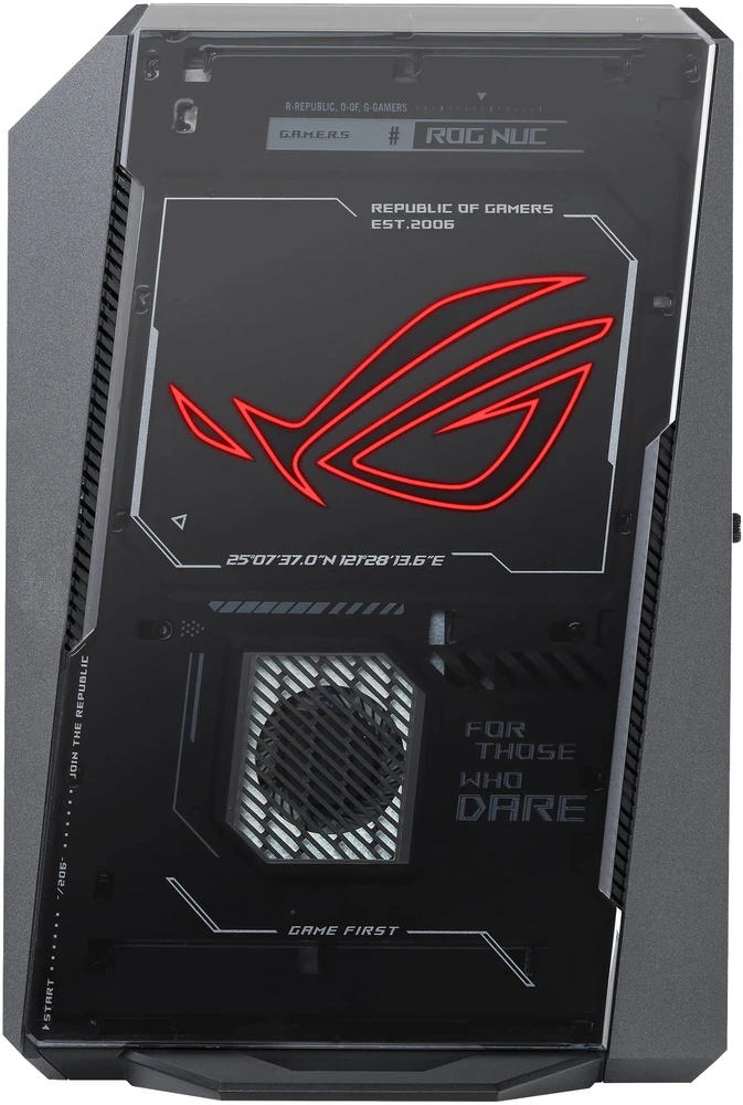 ASUS ROG NUC RNUC15JNK9X28AA2 Intel Core Ultra 9 275HX 32 GB DDR5-SDRAM 2 TB SSD NVIDIA GeForce RTX 5080 Windows 11 Home USFF Mini kompiuteris Juodas